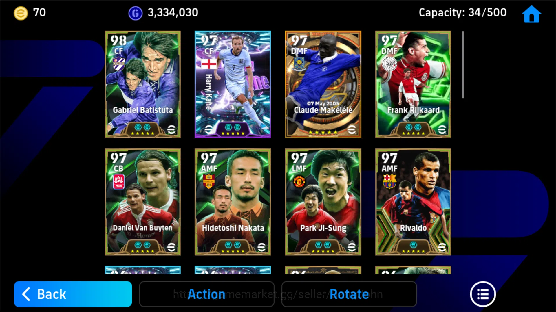 eFootball Accounts Power 3165 | Harry kane Show time , Xavi ximons Sh image 4