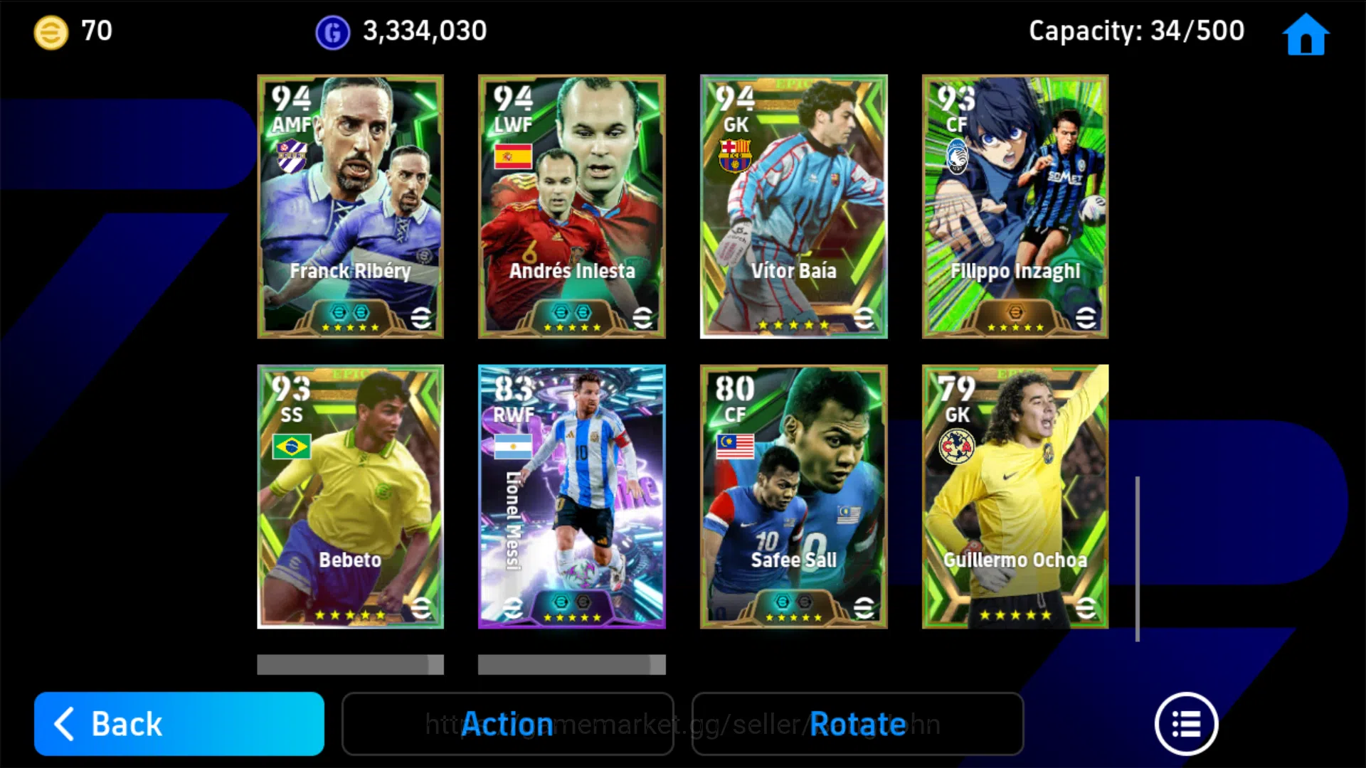 eFootball Accounts Power 3165 | Harry kane Show time , Xavi ximons Sh image 7