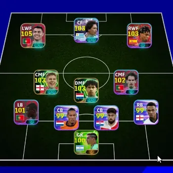 eFootball Accounts Legends & Iconic Players Mobile|PW 3149|Noni Madueke ShowT,Mikel Merino ShowT,Steven Gerrard Epic,Frank