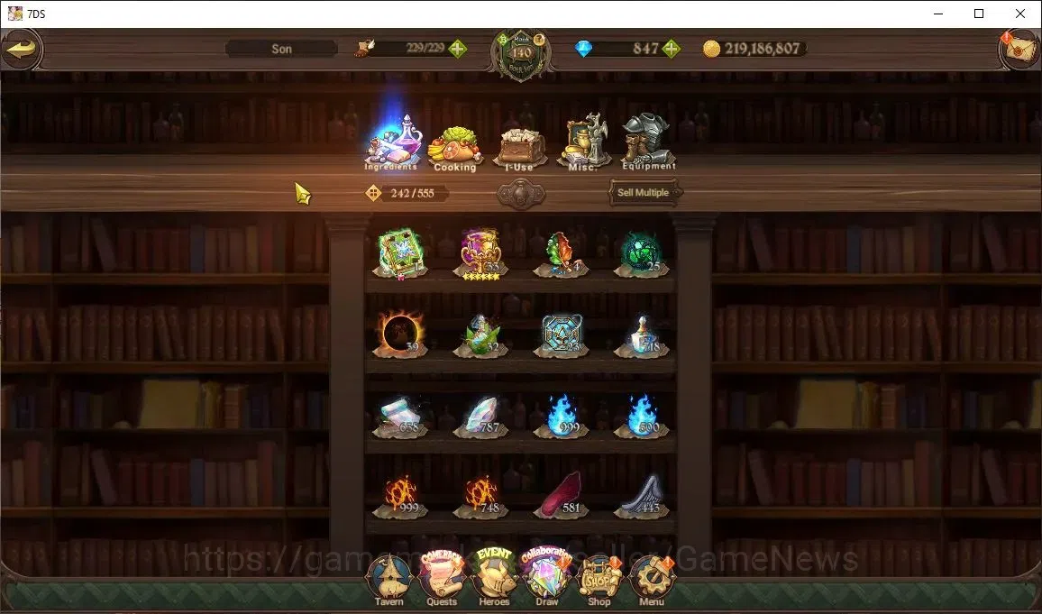 The Seven Deadly Sins: Grand Cross Accounts Asia|5 M CC|45 LS+847 DM|4 LR+8 UR+Many Collab|Bel image 15