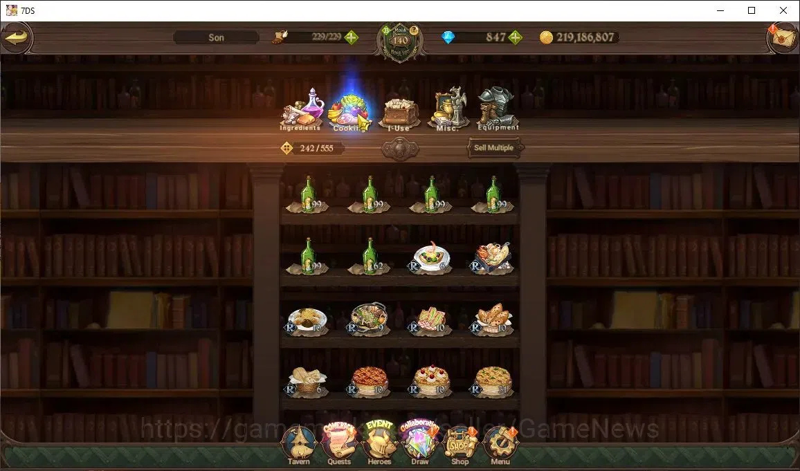 The Seven Deadly Sins: Grand Cross Accounts Asia|5 M CC|45 LS+847 DM|4 LR+8 UR+Many Collab|Bel image 16