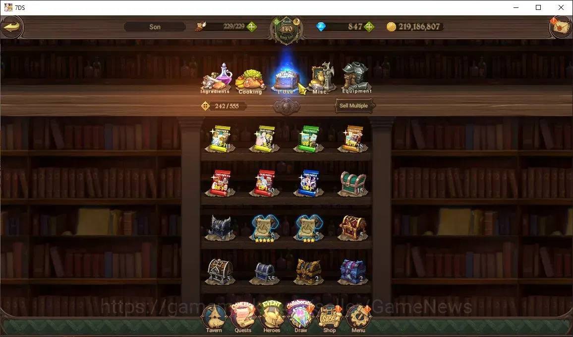 The Seven Deadly Sins: Grand Cross Accounts Asia|5 M CC|45 LS+847 DM|4 LR+8 UR+Many Collab|Bel image 17