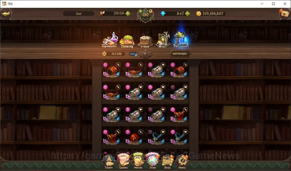 The Seven Deadly Sins: Grand Cross Accounts Asia|5 M CC|45 LS+847 DM|4 LR+8 UR+Many Collab|Bel image 19