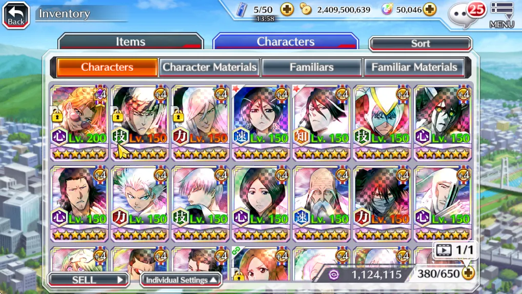 Bleach: Brave Souls Accounts High-End [GLOBAL] 50K Orb | Rukia 10th Aniv, TYBW25 Renji+Jushiro,Byakuya Renewed| Check SS 2
