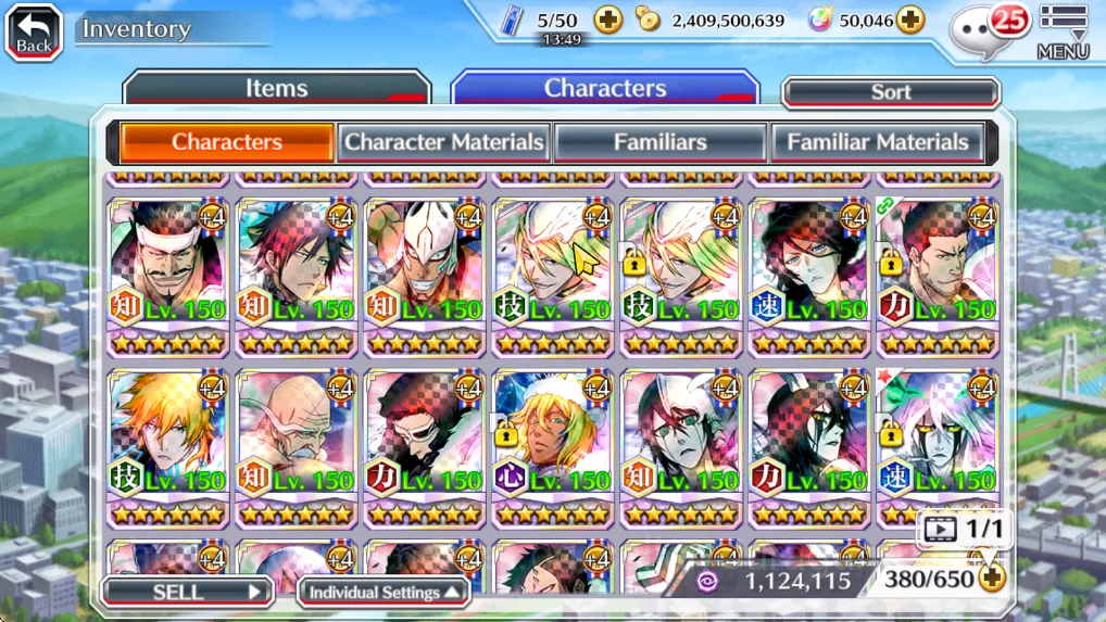 Bleach: Brave Souls Accounts High-End [GLOBAL] 50K Orb | Rukia 10th Aniv, TYBW25 Renji+Jushiro,Byakuya Renewed| Check SS 3