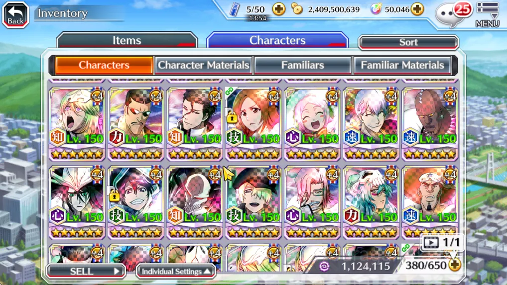 Bleach: Brave Souls Accounts High-End [GLOBAL] 50K Orb | Rukia 10th Aniv, TYBW25 Renji+Jushiro,Byakuya Renewed| Check SS 5