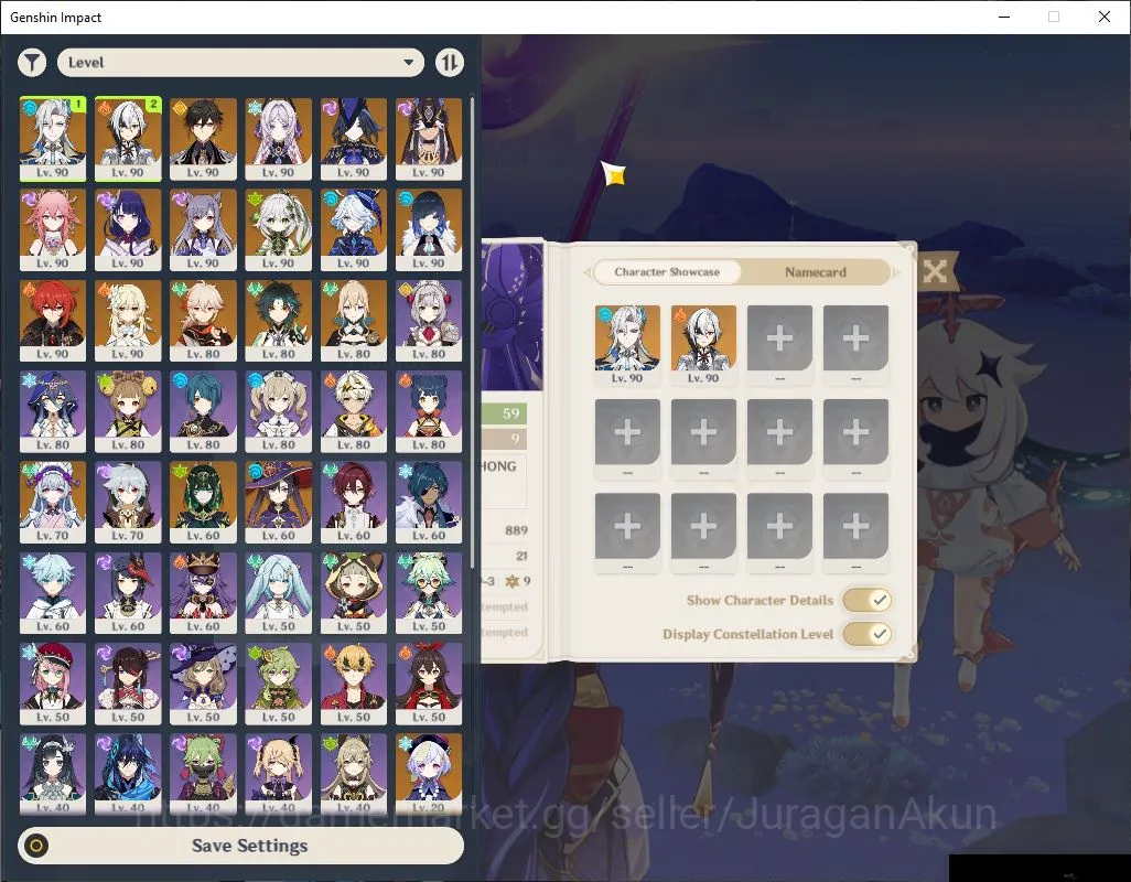 Genshin Impact Accounts ASIA|AR 59|14 Limited+9 [5 Star's Weapon]|[Neuvill image 2