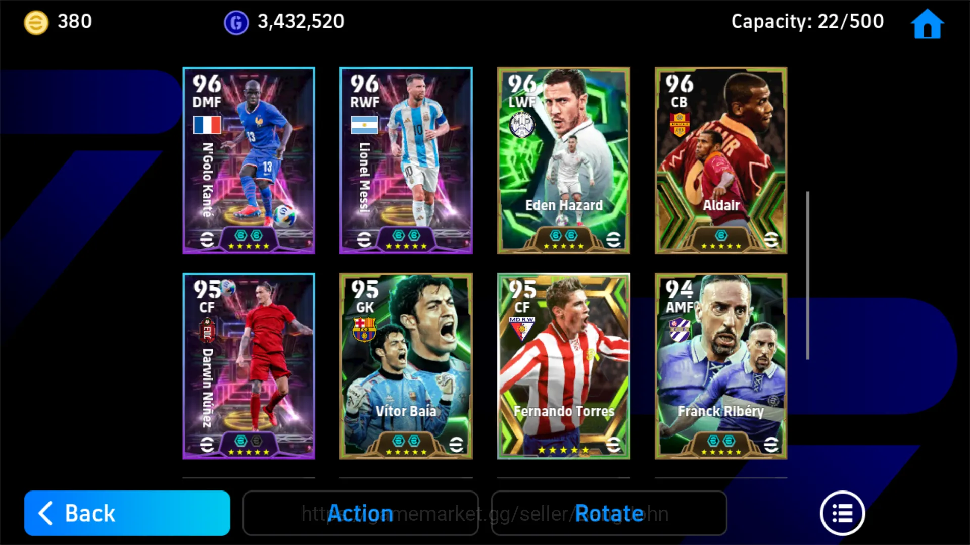 eFootball Accounts Power 3141 | Cantona Epic db | Bebeto | Vitor Baia image 3