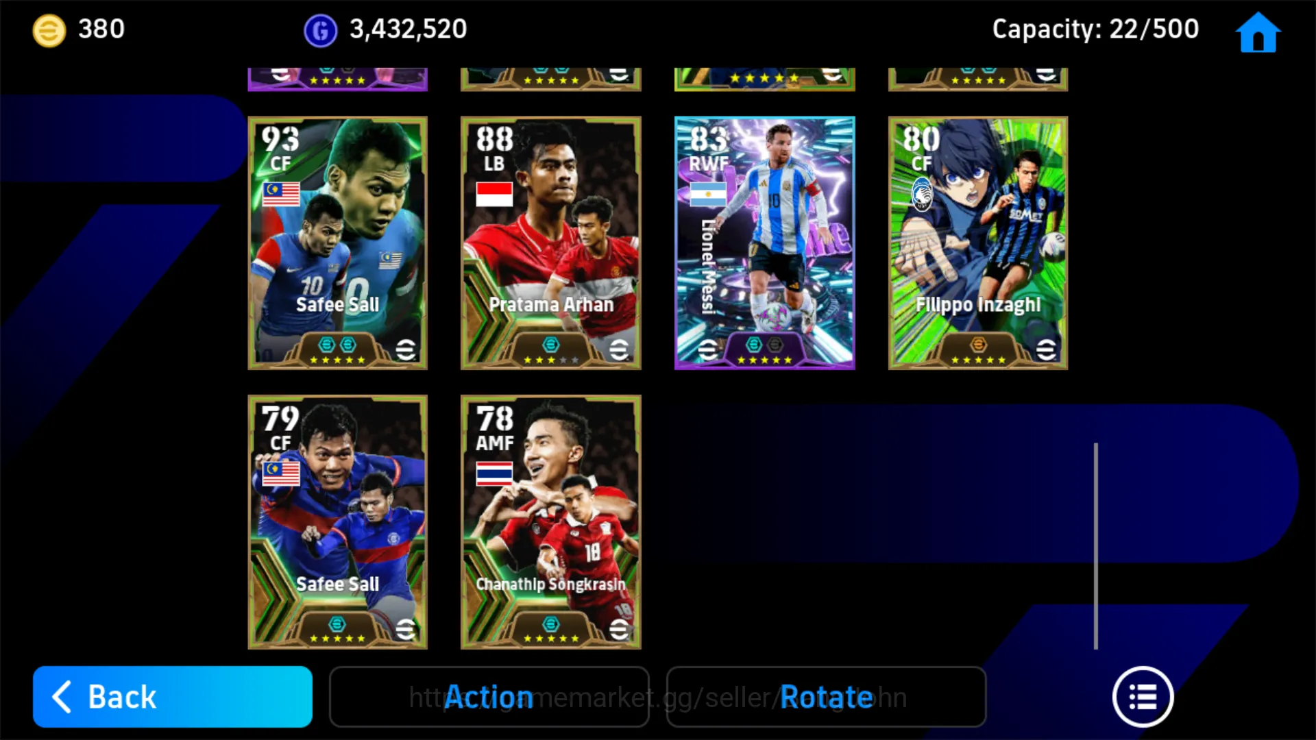 eFootball Accounts Power 3141 | Cantona Epic db | Bebeto | Vitor Baia image 4