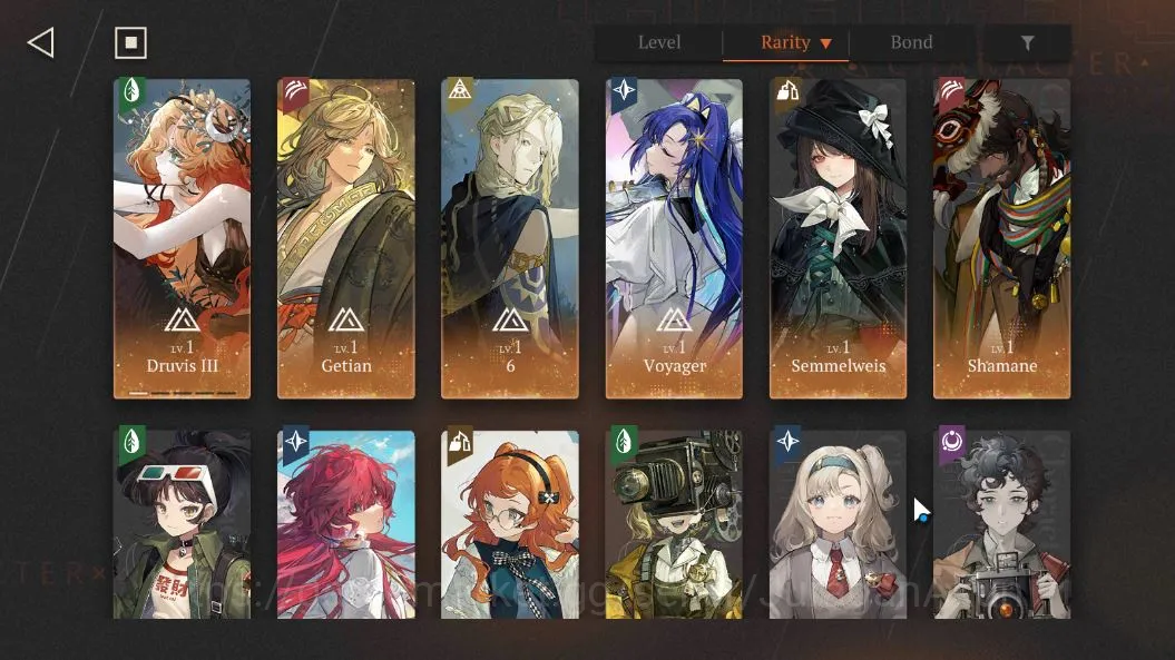 Reverse: 1999 Accounts Midgame [GLOBAL] 13 SSR | Jiu Ningzi P5, Eizo P2, Druvis P1, Liang Yue, Lucy, Anjo Nala, etc | Log 5