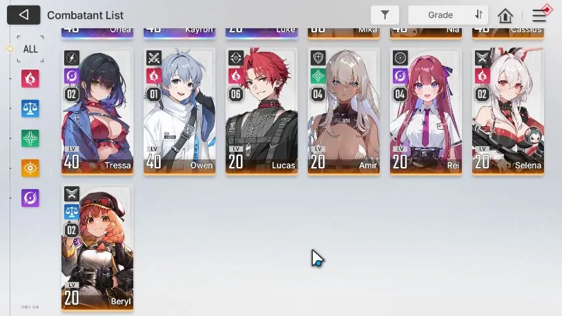 Chaos Zero Nightmare Accounts GLOBAL|Lv46|9 SSR (Renoa M1,Yuki M1,Haru,Kayron,Et image 3