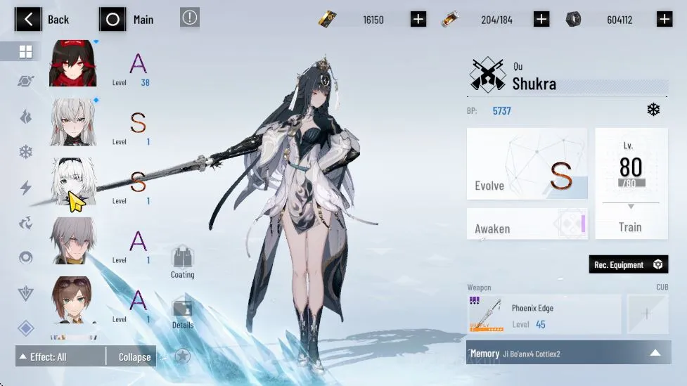 Punishing: Gray Raven Accounts Starter Asia | 16K BC + 4.4K GC + 3.7K BlueCard | Qu+B5, | 2 Character Selector | Log Google 4
