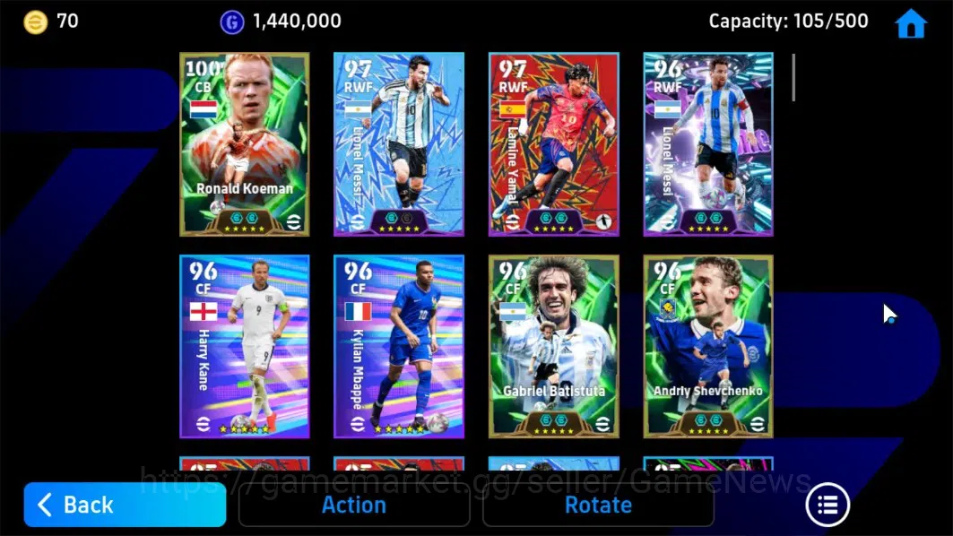 eFootball Accounts Android|Epic Ronald Koeman,Gabriel B,Andriy S,TFFC image 4