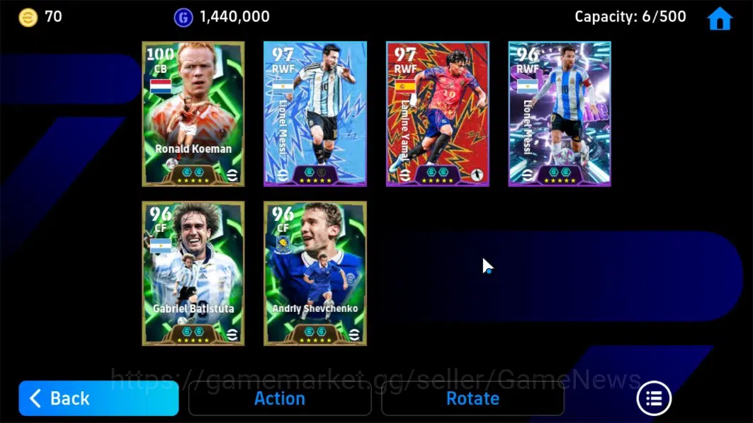 eFootball Accounts Android|Epic Ronald Koeman,Gabriel B,Andriy S,TFFC image 7