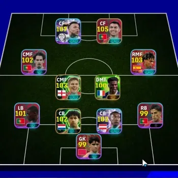 eFootball Accounts Legends & Iconic Players Android|Epic C.Ronaldo,F.Rijkaard,Gerrard,Shevchenko,G.Batistuta|5 Show Time