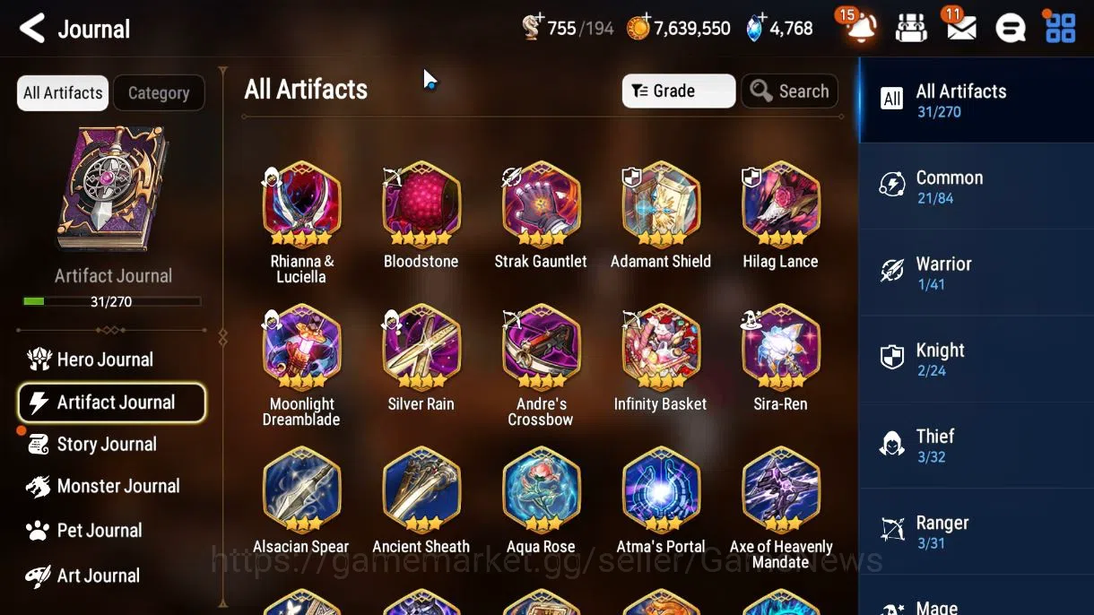Epic Seven Accounts GLOBAL Unverif|New Era|2 ML(SALOME, NM Luna)+ Jenu image 6