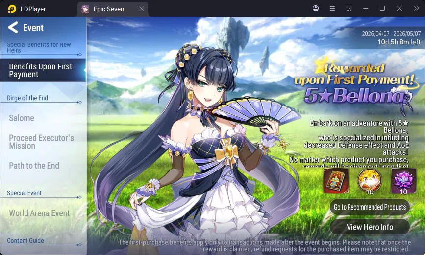 Epic Seven Accounts Global Unverif | 3ML | Vildred | Furious | Landy | image 6