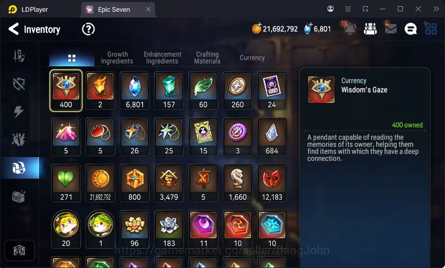 Epic Seven Accounts Global Unverif | 3ML | Vildred | Furious | Landy | image 9