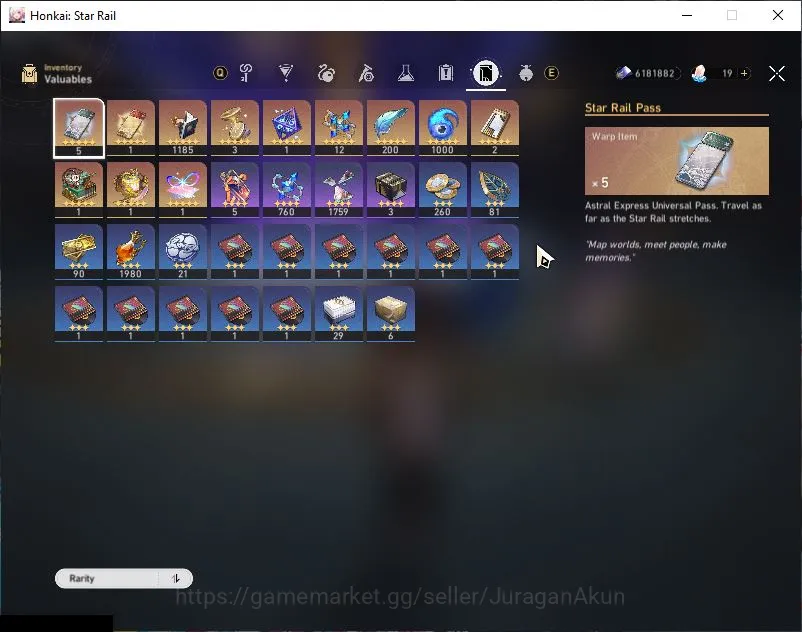 Honkai Star Rail Mid Game Asia|TL 70|15 Limited|(Castorice,Hyacine,Acheron,A image 1