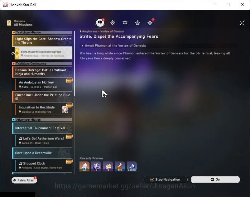 Honkai Star Rail Accounts Mid Game Asia|TL 70|15 Limited|(Castorice,Hyacine,Acheron,Aventurine)+Sign [Sunday Etc]| MC Male 5