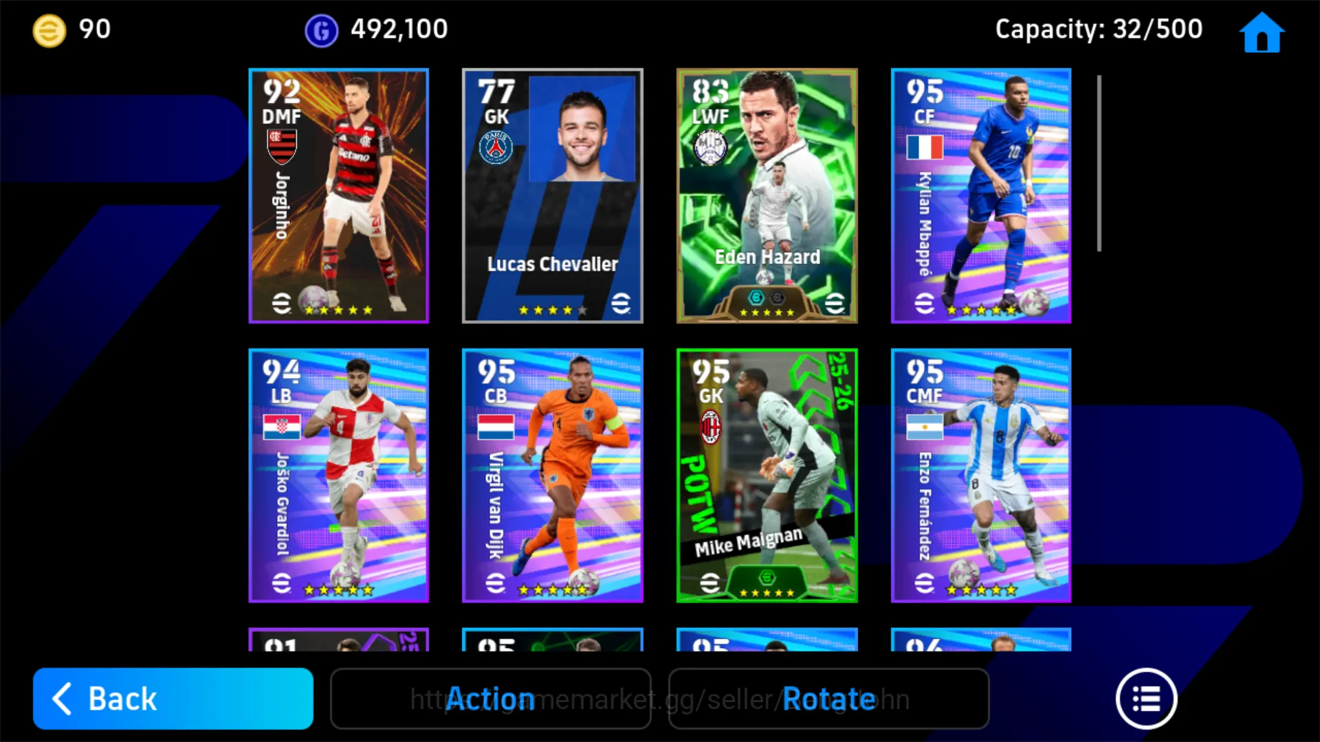 eFootball Accounts power 2889 | Eden Hazard | Christian Abbiati | EFB image 3