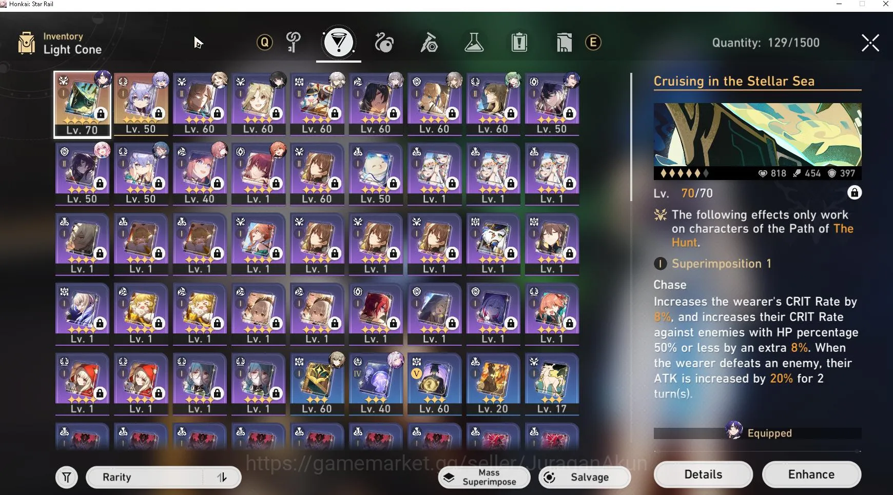 Honkai Star Rail Accounts Mid Game Asia [TL58] 4 Limited (Castorice,DrRatio,HuoHuo,JingYuan,Luocha and ETC)|Take Email|CHECK 9