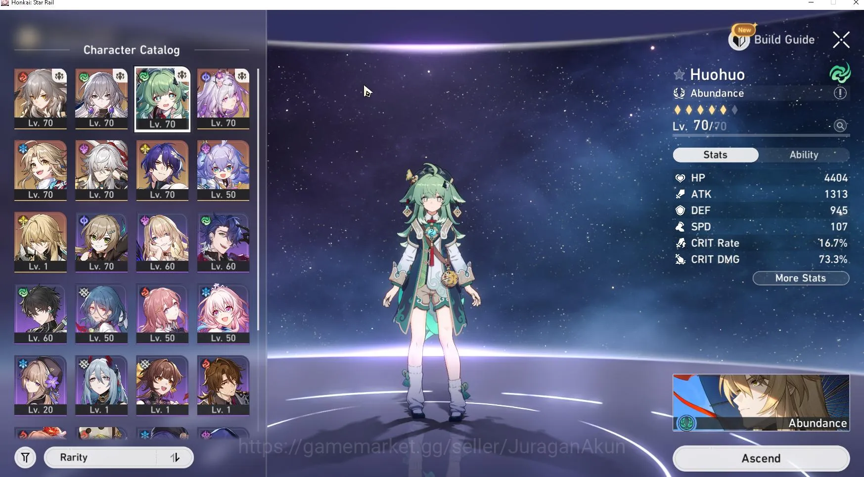 Honkai Star Rail Accounts Mid Game Asia [TL58] 4 Limited (Castorice,DrRatio,HuoHuo,JingYuan,Luocha and ETC)|Take Email|CHECK 10