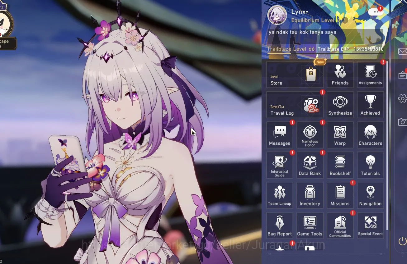 Honkai Star Rail Mid Game ASIA [TL66] 4 limited (Castorice E1+Sign, Sunday E image 1