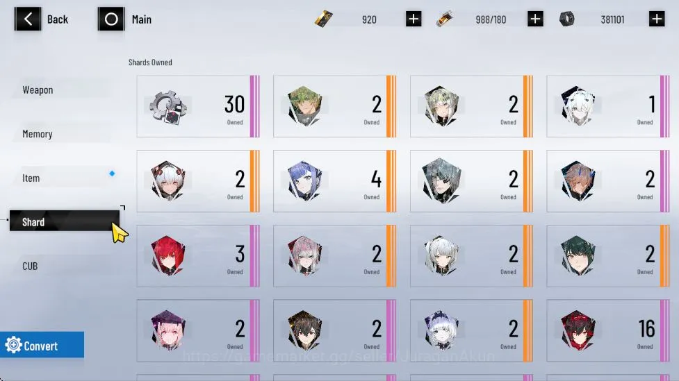 Punishing: Gray Raven Accounts Starter ASIA | Starter | 1K BlueCard 3 Sign |[Pyroath, Lucia CW, Lilith Etc]|Log Google 2