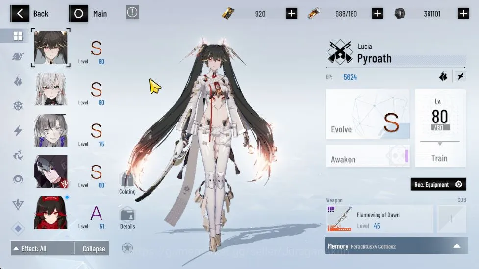 Punishing: Gray Raven Accounts Starter ASIA | Starter | 1K BlueCard 3 Sign |[Pyroath, Lucia CW, Lilith Etc]|Log Google 5