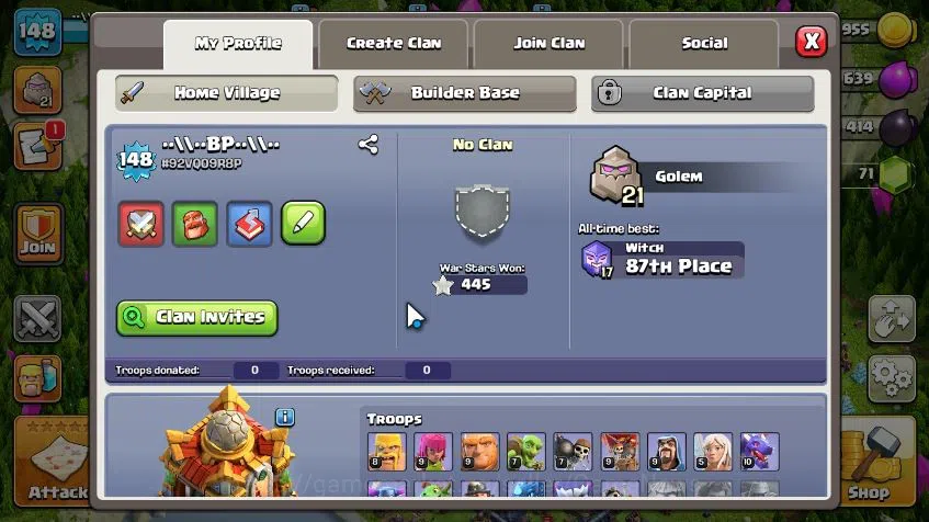 Clash of Clans Accounts TH 16 - BH 6|Limited Skin|LV 148|HH 7|BK 59,AQ 51, image 2