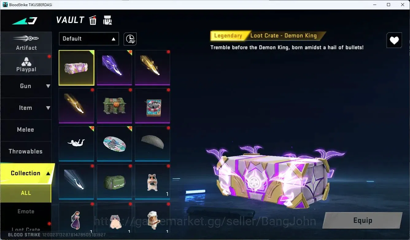 Blood Strike Accounts ASIA| ZERO striker (EVO Skill) | 7 Legendary Guns  image 11
