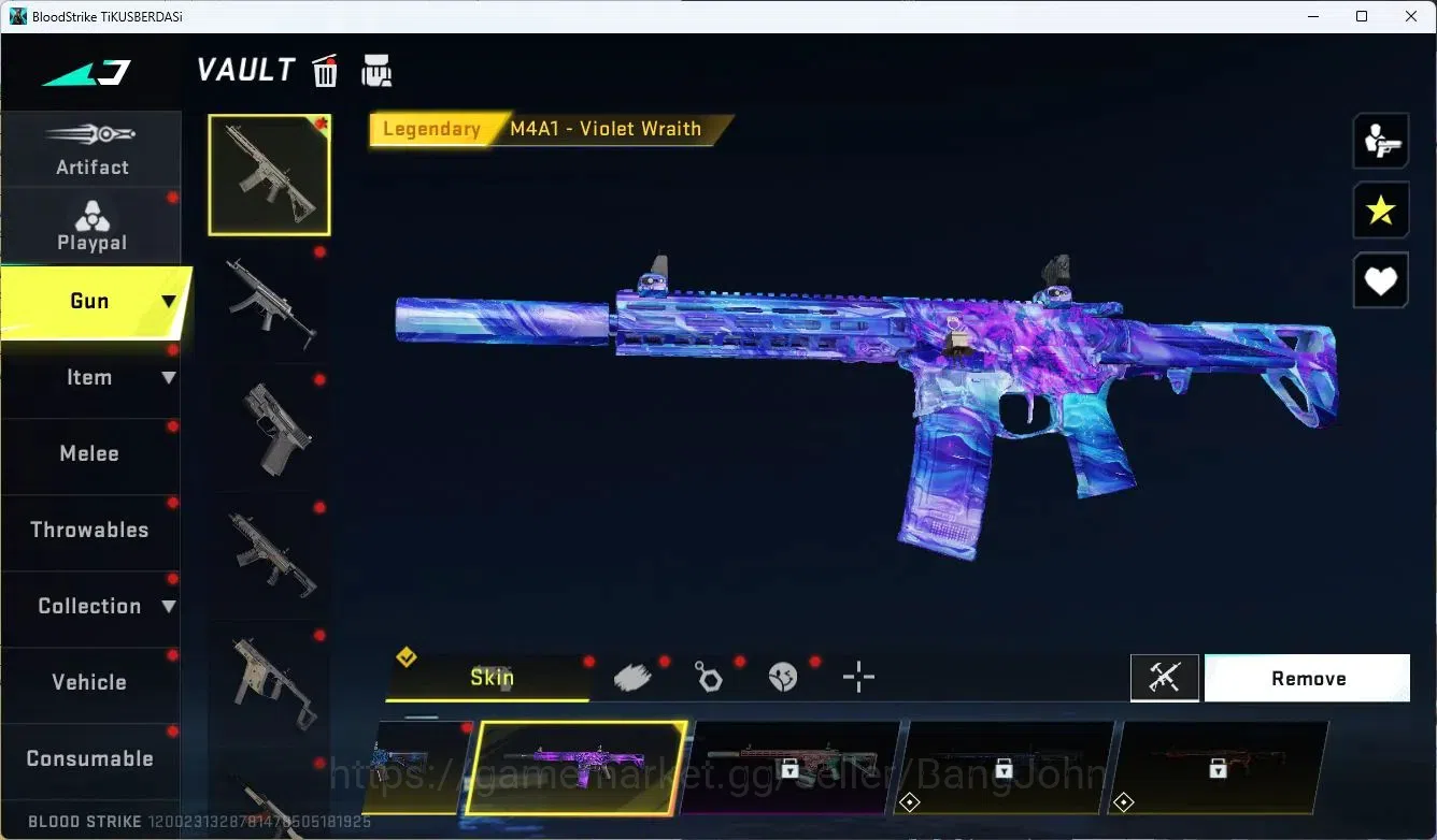 Blood Strike Accounts ASIA| ZERO striker (EVO Skill) | 7 Legendary Guns  image 3