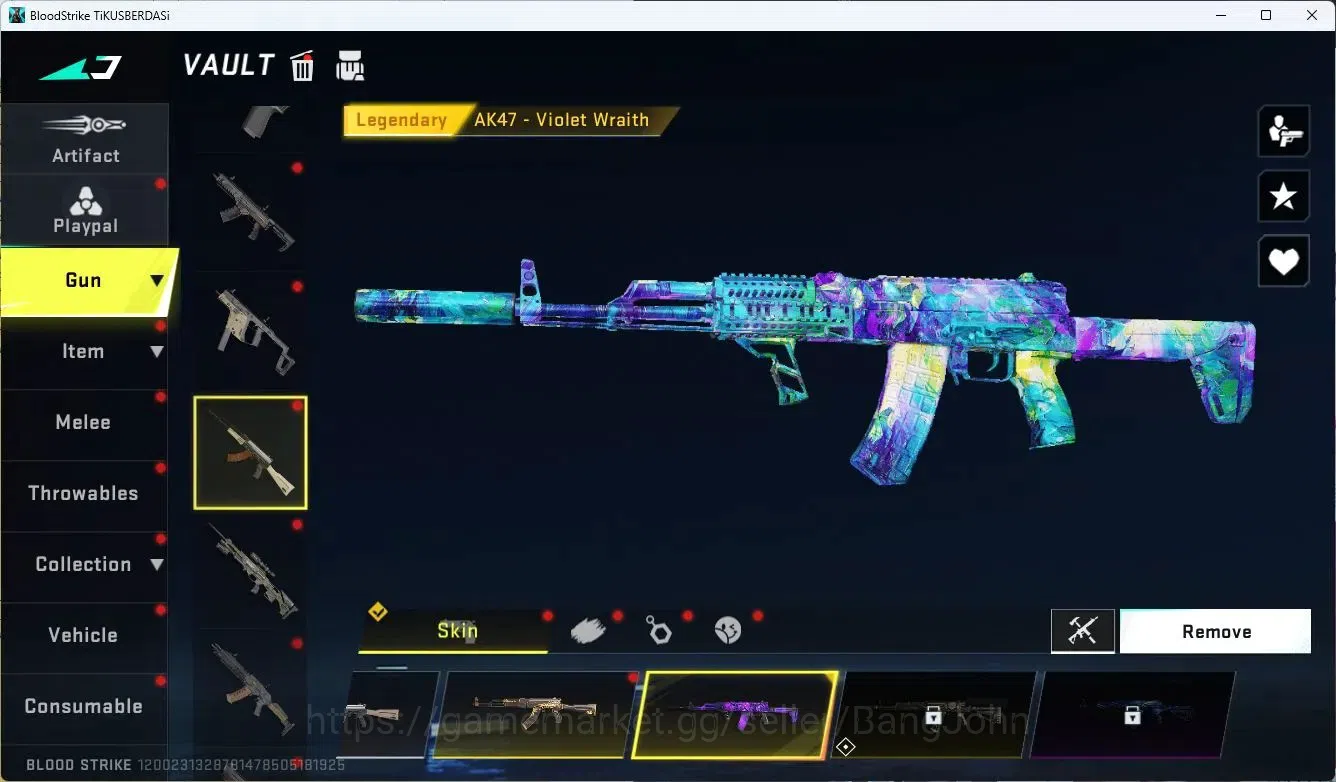Blood Strike Accounts ASIA| ZERO striker (EVO Skill) | 7 Legendary Guns  image 4