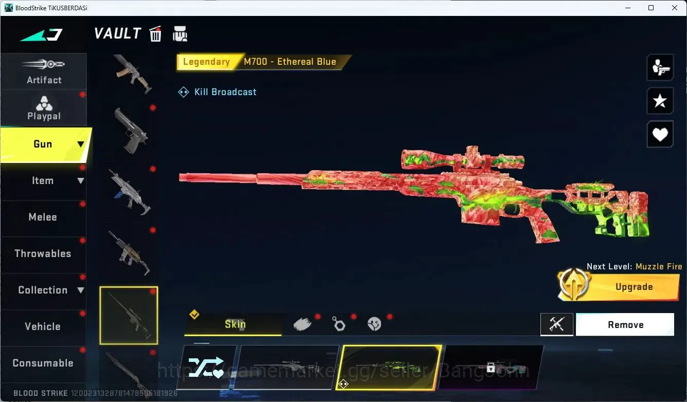 Blood Strike Accounts ASIA| ZERO striker (EVO Skill) | 7 Legendary Guns  image 8