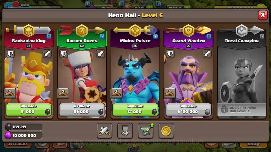 Clash of Clans Accounts Mid-Tier TH 12-BH 9|LV 111|Archer 9|HH 5|BK 37,AQ 50,GW 20,MP 25,RC 0|CN ON|Protect OFF |TAKE 2