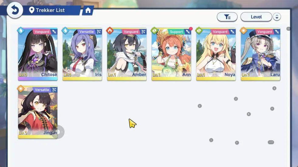 Stella Sora Accounts GLOBAL | Starter | 1 SSR Chitose T1 | 6 SR [ Iris, Amber, Ann Etc ] | 2 SR Disc | Log Yostar | Check SS 2