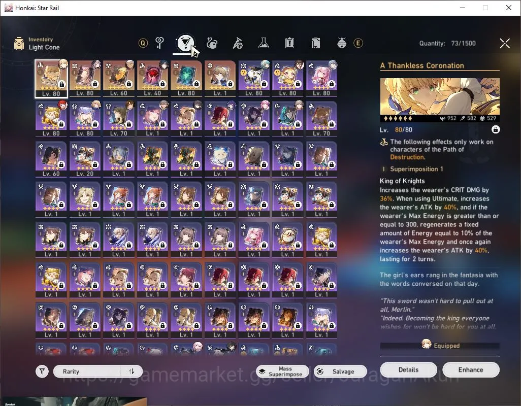 Honkai Star Rail Accounts ASIA|TL 67| 7 Limited,[The Herta,Saber,Acher]+Sign image 3