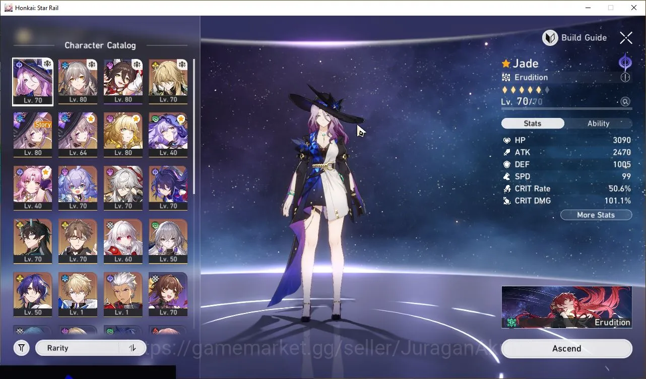 Honkai Star Rail Accounts ASIA|TL67|9 Limited [Jade,Luocha,The Herta,Aglaea+ image 3