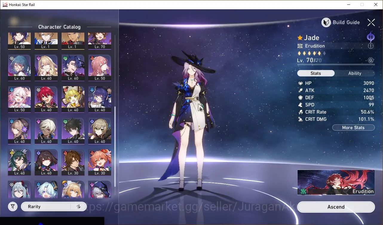 Honkai Star Rail Accounts ASIA|TL67|9 Limited [Jade,Luocha,The Herta,Aglaea+ image 4