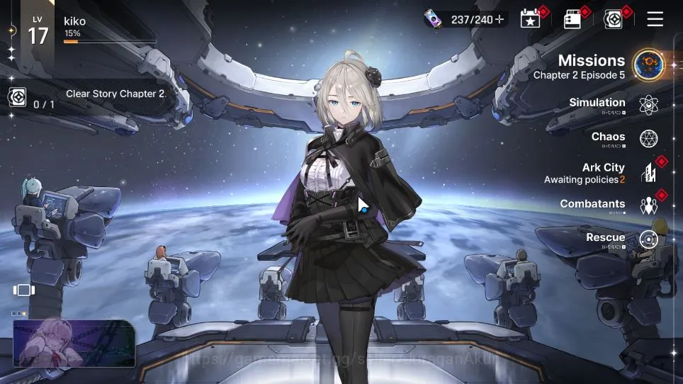 Chaos Zero Nightmare Accounts Global|Lv17| 3 SSR(Haru,Renoa,Kayron) +10SR (MikaM image 1