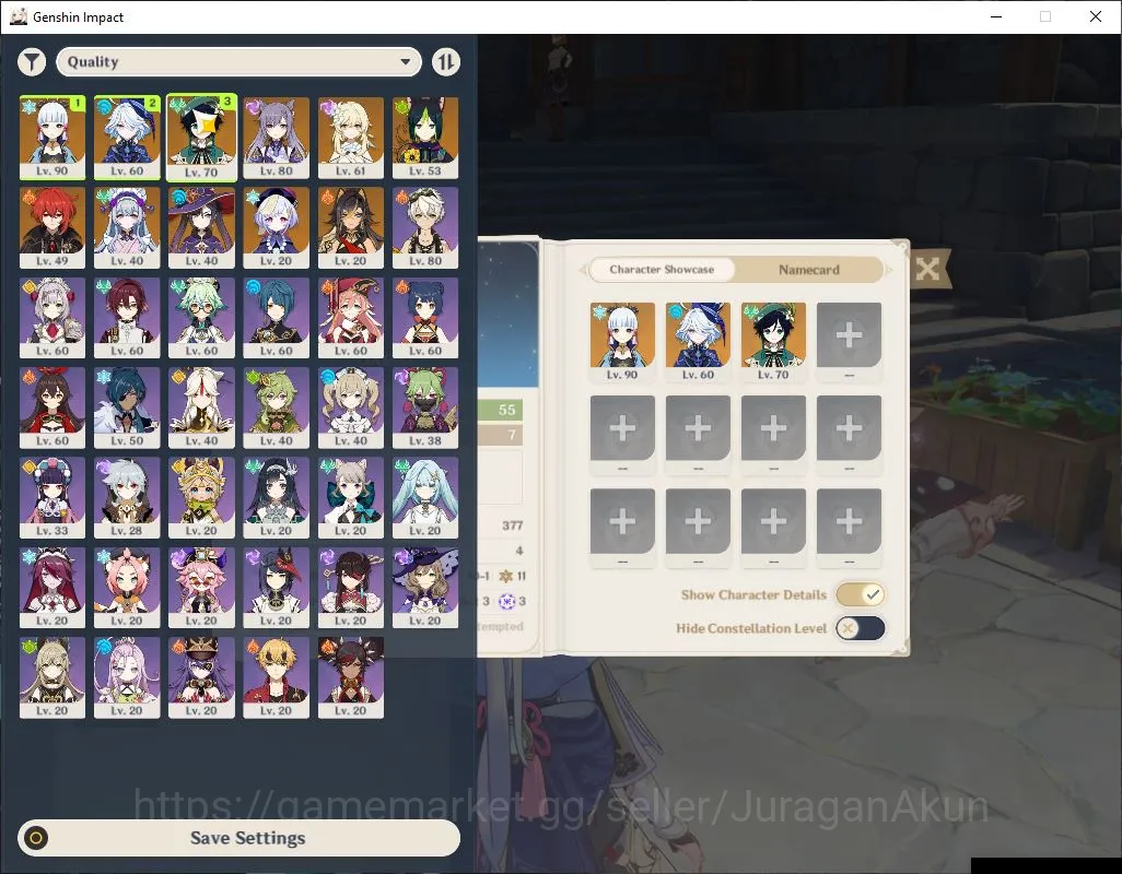 Genshin Impact Mid Game ASIA | AR 55 | 3 Limited+ 3 [5 Star Weapon]| Furin image 1