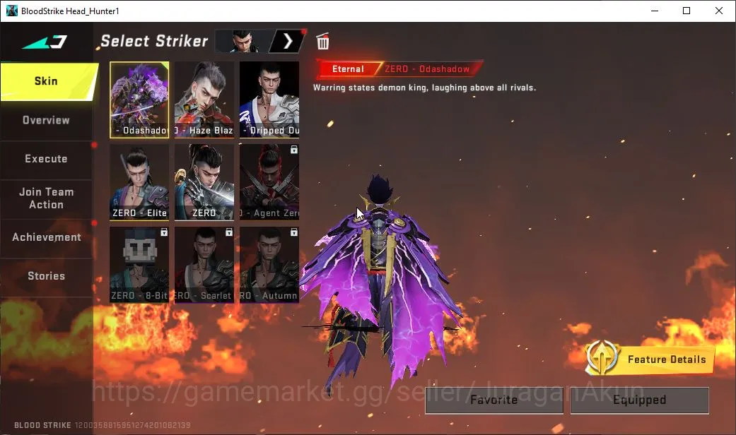 Blood Strike Accounts Asia|Eternal ZERO-Odashadow|Melee Katana|Limit RPK image 2