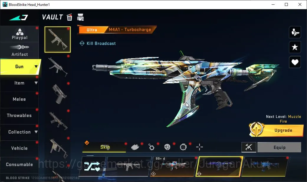Blood Strike Accounts Asia|Eternal ZERO-Odashadow|Melee Katana|Limit RPK image 3