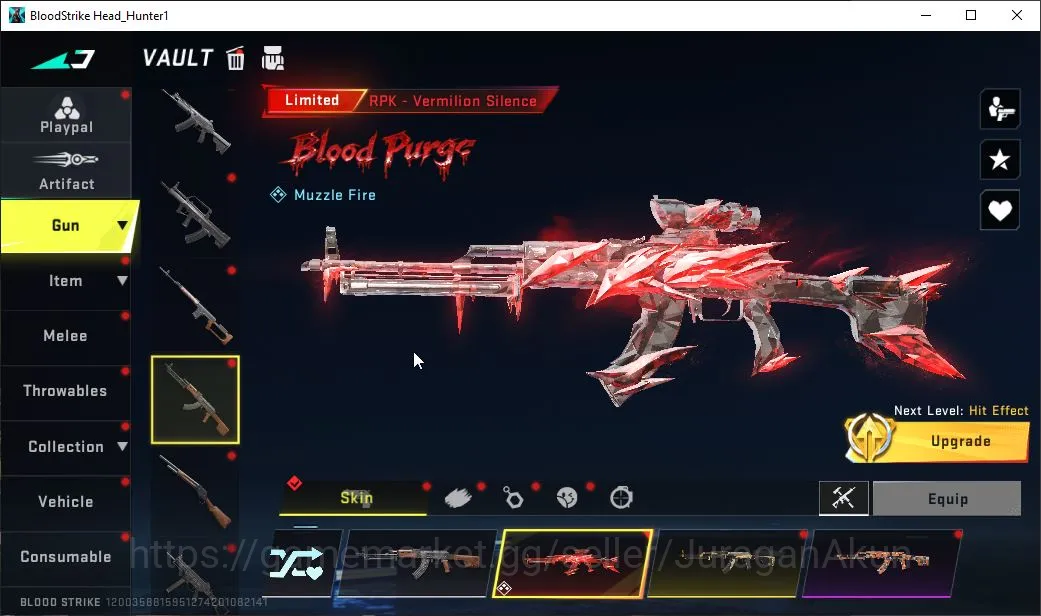 Blood Strike Accounts Asia|Eternal ZERO-Odashadow|Melee Katana|Limit RPK image 5