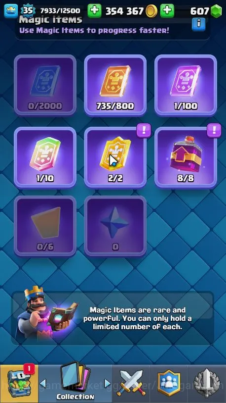 Clash Royale Accounts Midgame Lvl 35|Trophy 6292|Limited Skin|KTL 12|Card 117|5 EVO,4 Champion,21 Legend,31 Epic,30 Rare,29 3