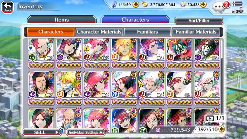 Bleach: Brave Souls Accounts Mid-Tier GBL|50K Orbs+Senkaimon Quest|Ichigo 10th Anniv,Santa 5