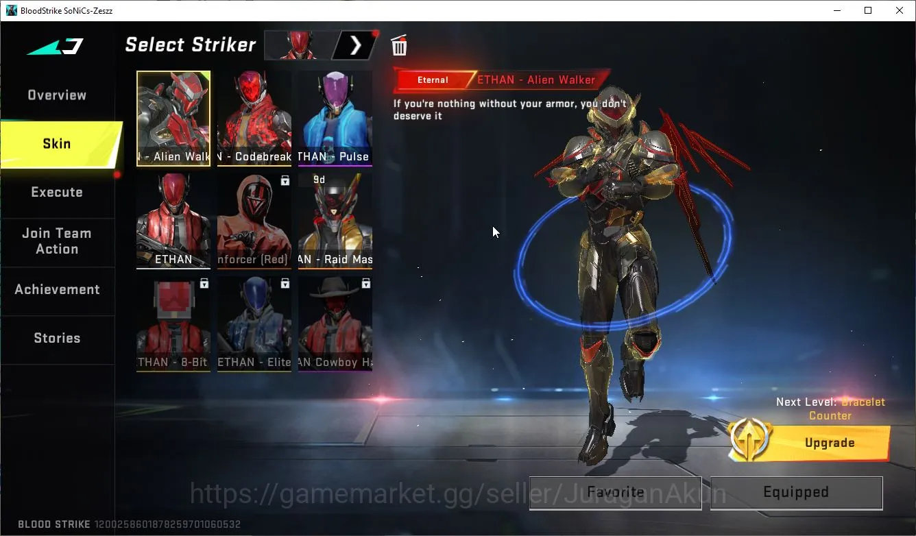 Blood Strike Accounts Asia|ETERNAL Ethan-AlienWalker|Ultra Deagle-Fortun image 2