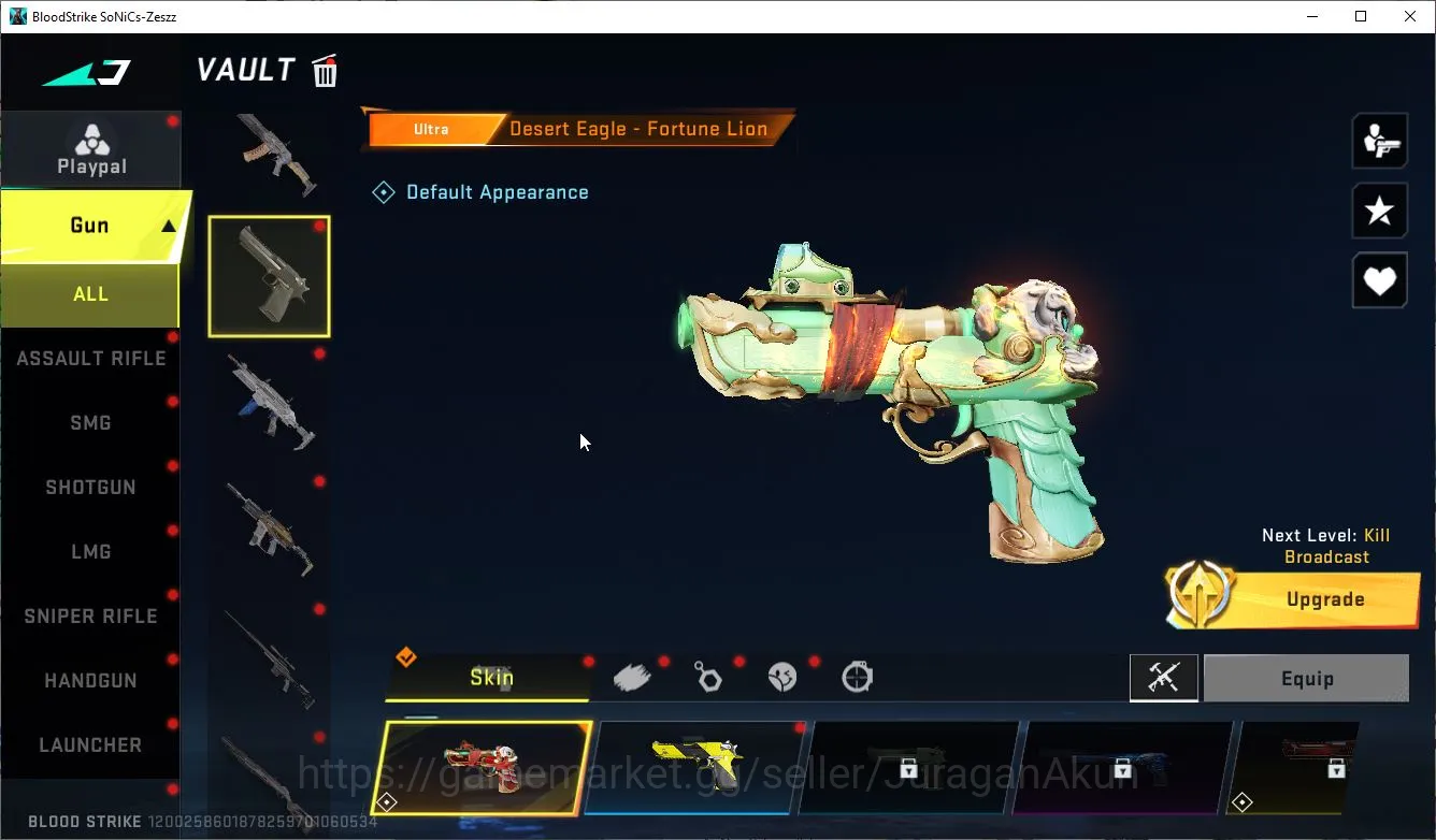 Blood Strike Accounts Asia|ETERNAL Ethan-AlienWalker|Ultra Deagle-Fortun image 5