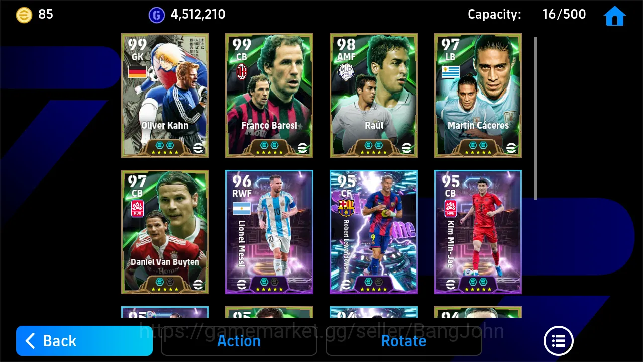 eFootball Accounts Others power 3143 | o khan tsubasa kim min jae showtime kambuaya showtime | EFB083B 4